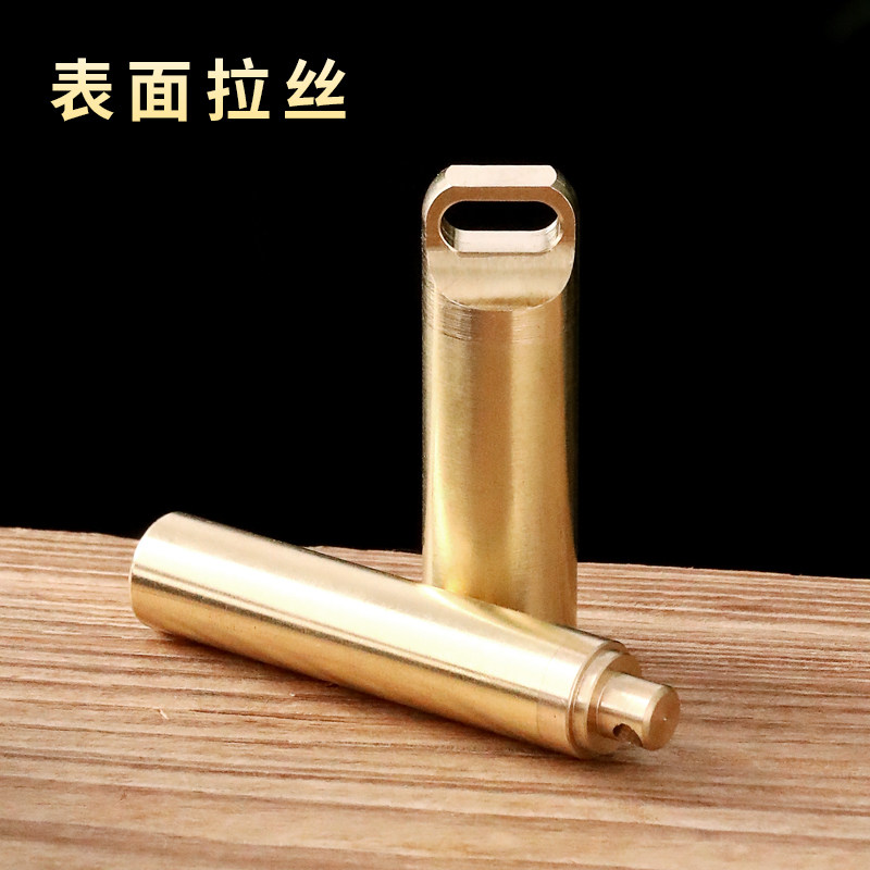 速发纯铜防水嘎乌盒吊坠可打开小空瓶装藏经文挂件朱砂舍利项链符