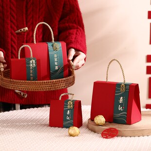 速发结婚盒子202婚手款高级伴新礼盒4礼包装空盒手提袋子