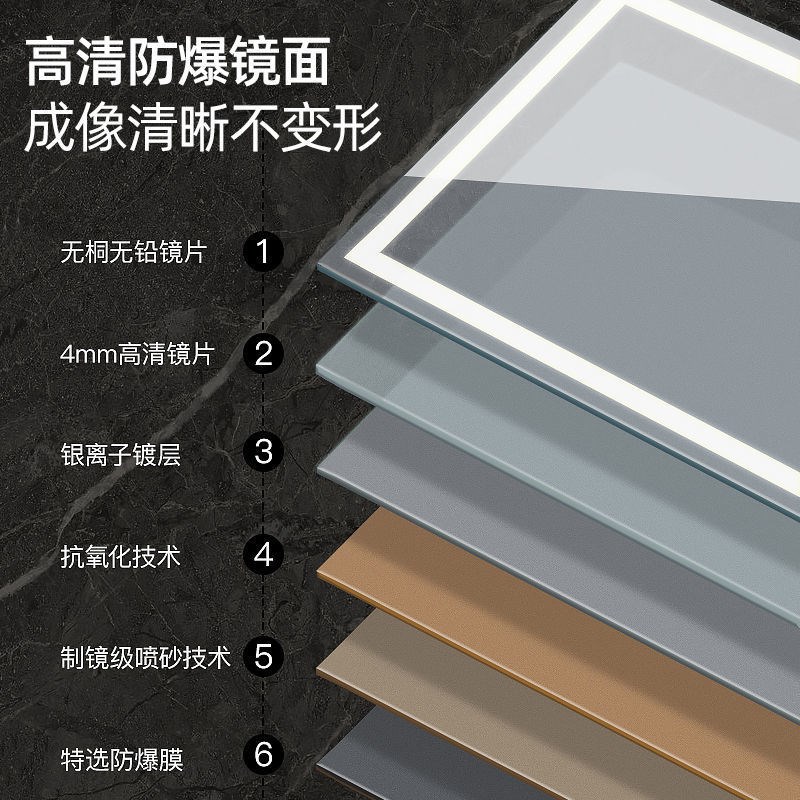 速发柜带灯落地镜穿衣镜收纳全身镜壁挂多功能家用首饰卧室镜#门