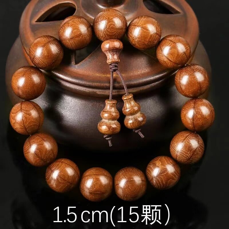 速发六道木手串佛珠精品保真檀香木老料手链小孔降龙木手工念珠10