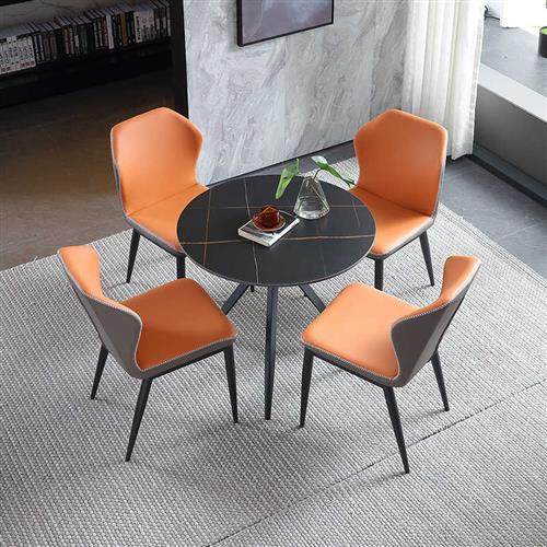 速发轻奢岩板洽谈桌椅闲休合组咖啡厅酒吧清吧桌椅台小吃店餐椅,住宅家具,岩板餐桌,淘宝优惠券,粉丝福利购,淘宝优惠卷