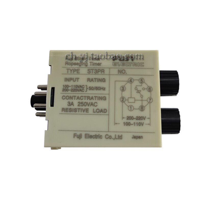 速发2TPR0限循环延时间继电器S20V双控24V正反旋钮调节10秒6无分0