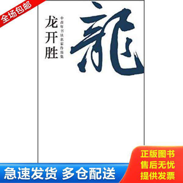 正版库存书9787102070971 中青年书法名家作品集：龙开胜 龙开胜 人民美术出版社
