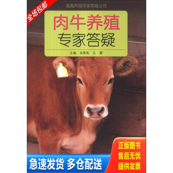 正版库存书 肉牛养殖专家答疑:畜禽养殖专家答疑丛书 9787533165482 宋恩亮,孔雷编著 山东科学技术出版社