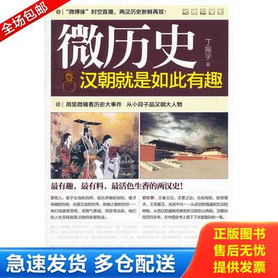 正版库存书微历史-汉朝就是如此有趣 9787516800522 丁振宇著 辽宁教育出版社