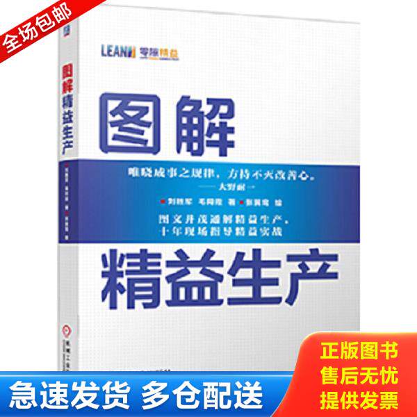 正版库存书9787111459132 图解精益生产 刘胜军毛同霞 机械工业出版社