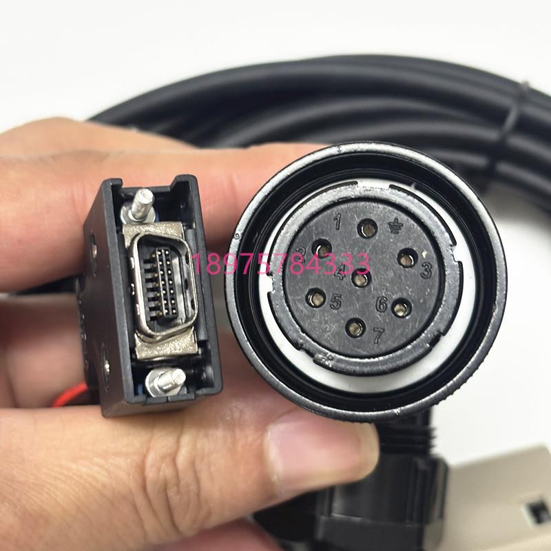 广泰伺服电机编码器线 GUNT-KAS20AB驱动器15针反馈线信号连接线