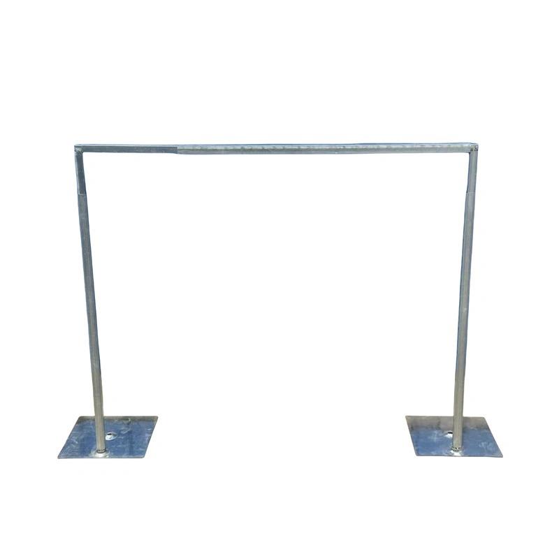 婚庆道具铁艺背景架可伸缩立式风动板纱幔架kt板支架展架海报架子