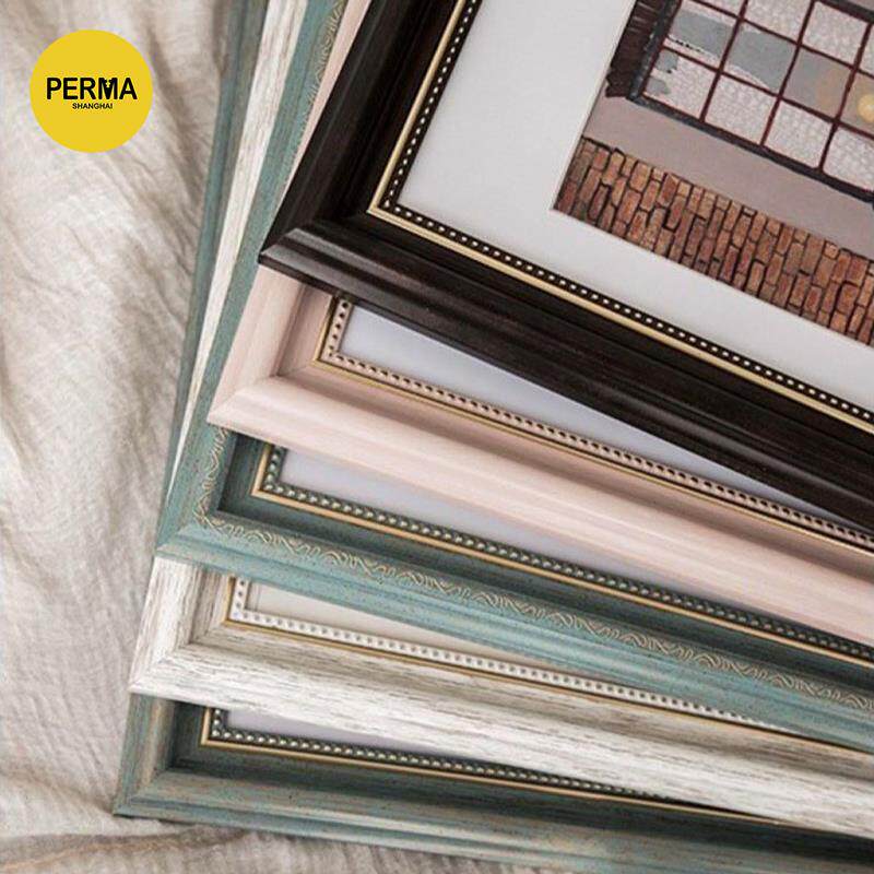 PERMA拼图冬灯画框美式覆古框架挂墙500片1000片拼图小众装饰相框