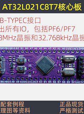 AT32L021C8T7开发板雅特力小系统STM32核心板STM32L051C8T6新品