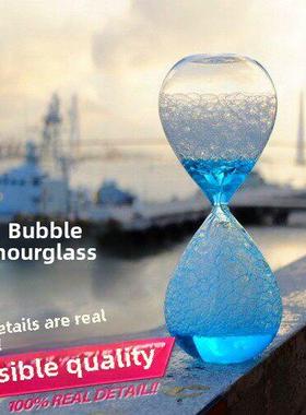 泡沫沙漏计时器创意装饰品液体油滴家庭装饰生日孩子的礼物水滴