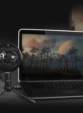 蓝色雪球麦克风USB电脑录音降噪现场游戏在线类桌面麦克风