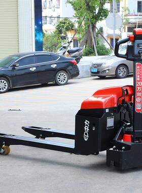 电动搬搬运车 中力OQB全电动叉车 厂房仓库储运吨压小型1.5托液盘