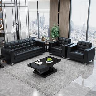 哇公噢办沙发简约现代三人位办家具公商务会客接待办室沙发公茶几