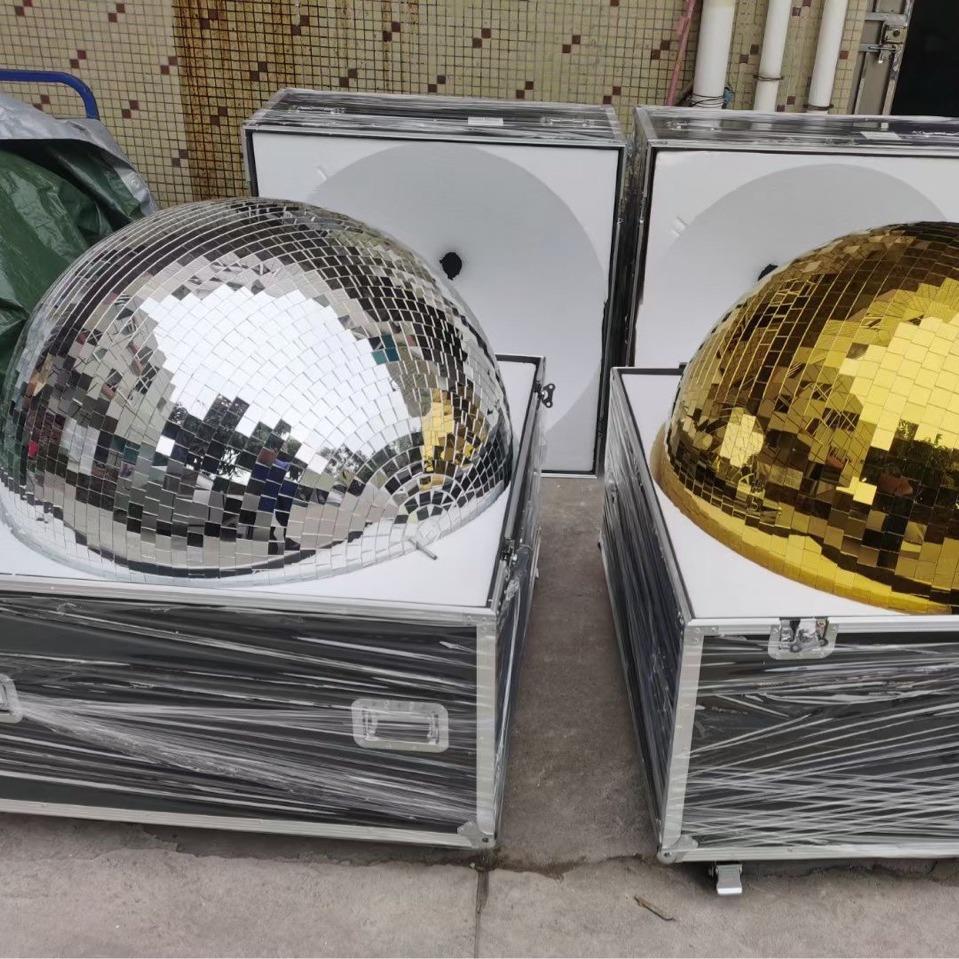 婚庆舞台灯反射镜面球舞台dio玻璃球反光球镭光射s球c酒吧KTV