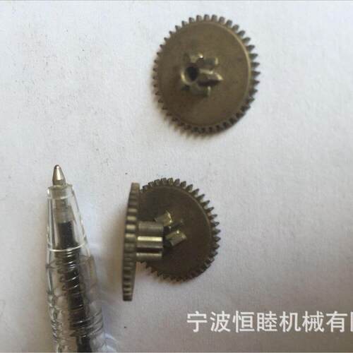 厂家供应粉轮末金件行星小模数双齿冶418轮0.4联模数齿轮耐磨