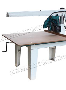 js-jqj4560型液合压刻摇臂锯 木材摆角度切割机 铝金纵向横向4锯