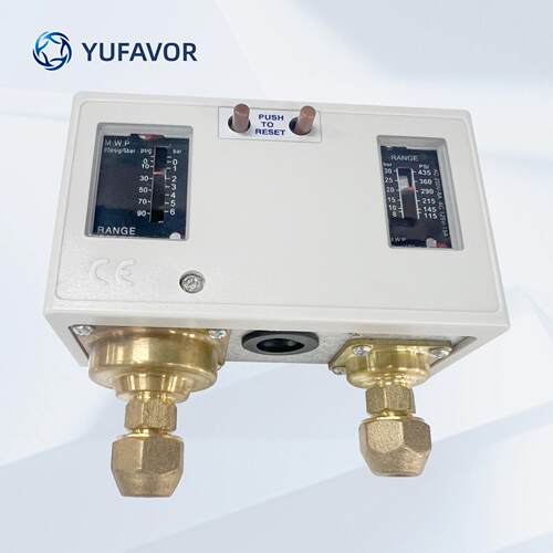 冷库机组压YF-P720力制开继电空调高低压保关护手动复器位冷干机