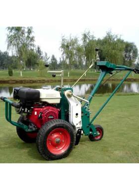 小型汽起草皮机 手扶式草坪起草机 Drafin gleathet油r js-yl412m