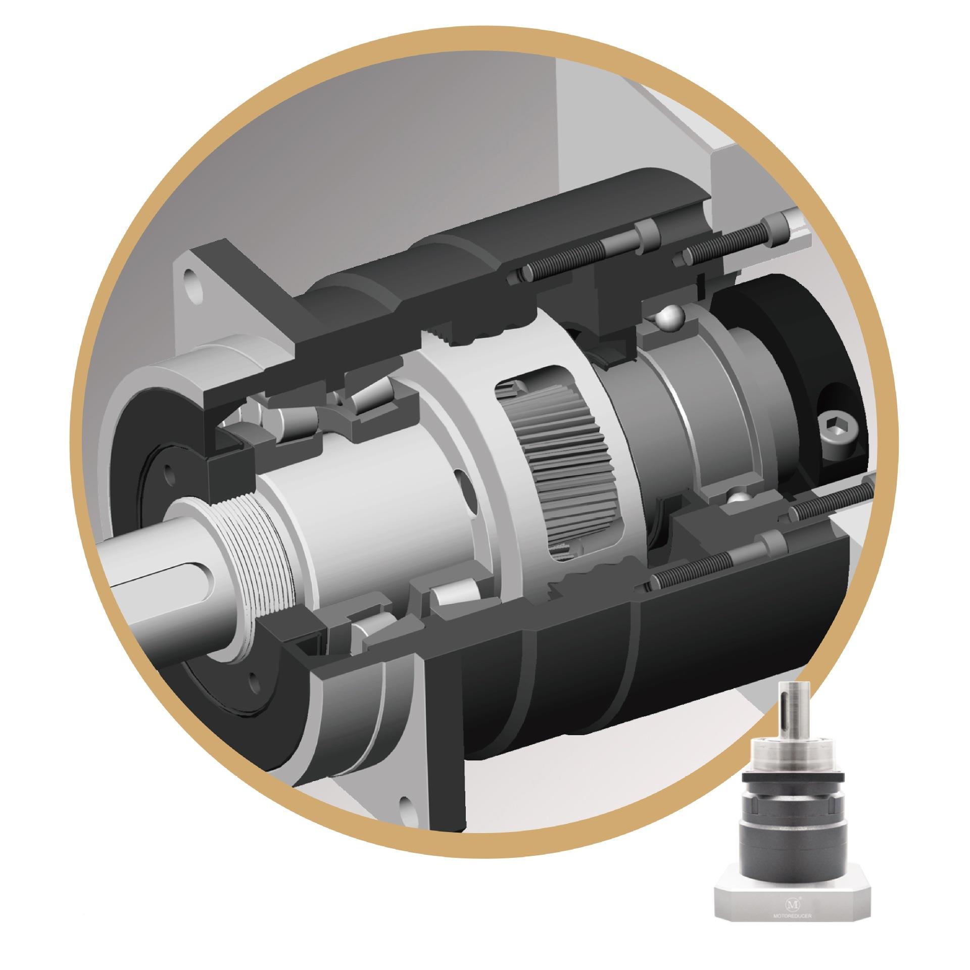 格瓦AB142MVB/AB14星齿轮减速机PEX 自动化设减备 3弧分低背A隙伺