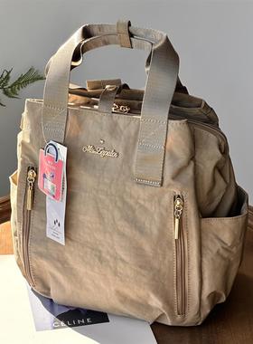 专柜MISZAPATOS轻便休闲背包手提包防水双肩包旅行女包包书包