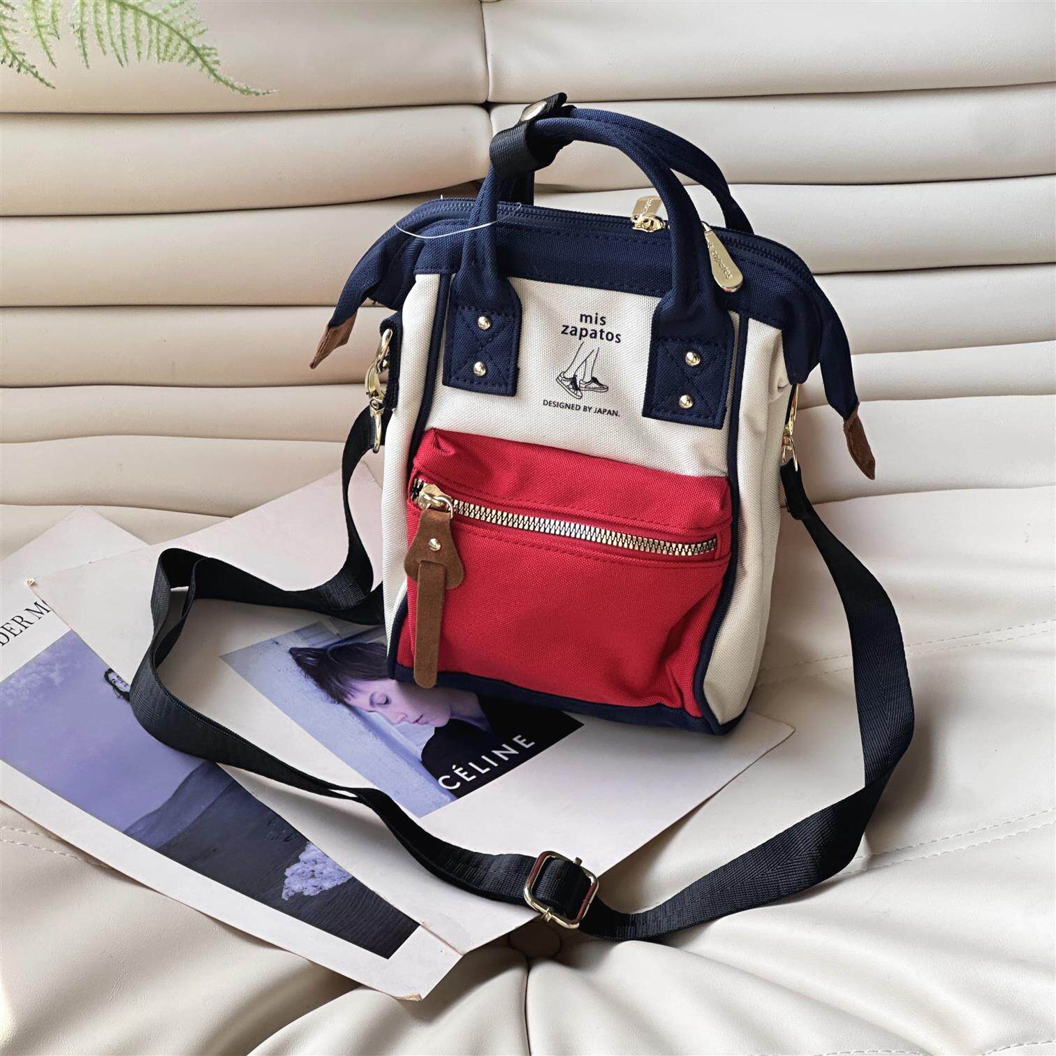 日本乐天新款原单波士顿包单肩包斜挎包女两用出行小包包手提包