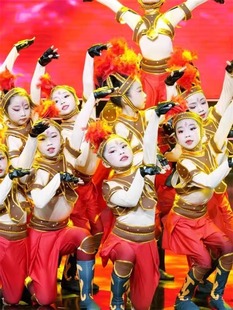 新年演出儿童表演服动物马造型第八届小荷风采小马奔腾演出服装