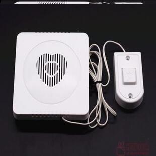 有线铃声心型高清晰配套大号出门响铃式 门铃家用简单老式 侧边线控