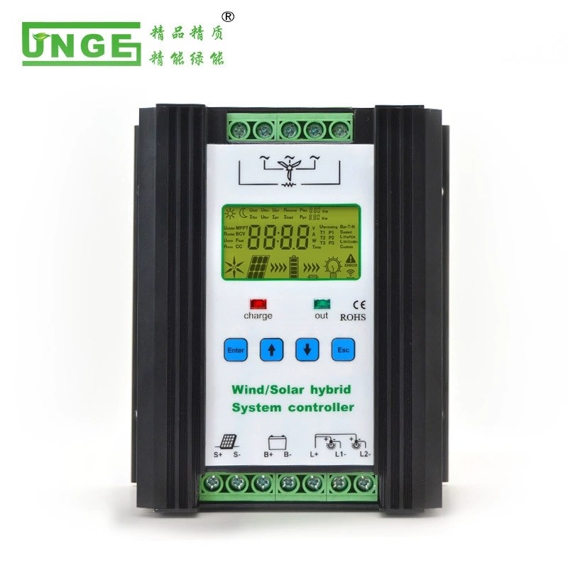 风光互补控制器1000Wo1500W太阳能风力发电机12V24V48铅锂电池通