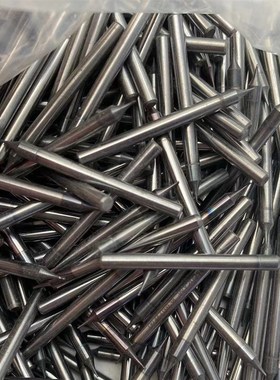 二手进口钨钢铣刀棒3  3.17u5  4白色头30-60长雕刻3.175废旧刀柄