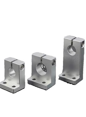 导向轴支座L开口型SHKSA10 12 16 20 25 30 固定夹座不锈钢管支架