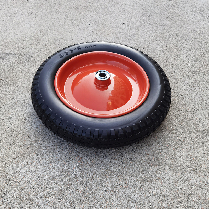 农用独轮车手推车斗车轮胎轴承车轴气态轮实心轮内外轮胎车斗配件