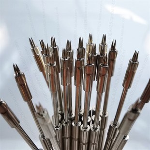 一体全钢测试针 现货52MM长三爪钢探针 23L 2MM三尖头弹 10M3