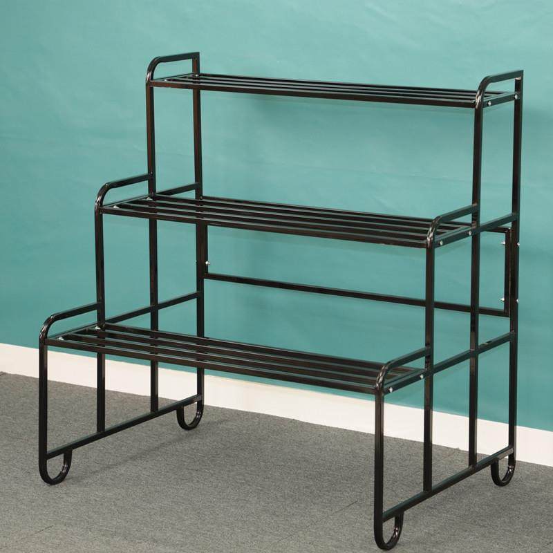 花架新款铮舍三层阶梯花盆架子室内户外阳台盆景兰花多肉种菜架