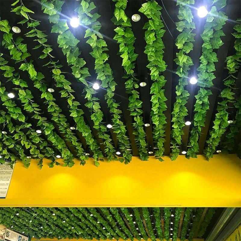 速发葡萄串葡萄树子挡牡丹藤叶提遮植物篮搭假花藤条吊百室内门头