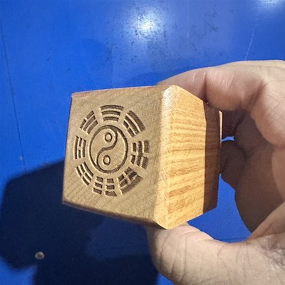 速发道家印章木雕印桃木印5公分印五雷印五雷法印道文化用品