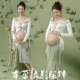 复古开衫 旗楼新妇中式 连衣裙孕妈影袍艺术照 拍照服装 速发孕款