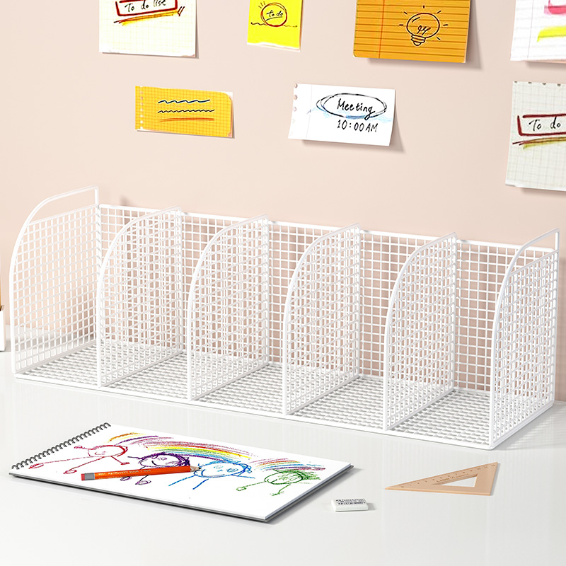 速发纳架简易桌上置物架儿童组约书桌面收书学生简合用宿舍小书柜