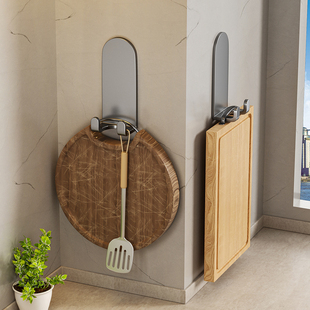 速发厨房菜板挂钩免打孔专用置物架案板架上粘胶强力承重墙挂神器