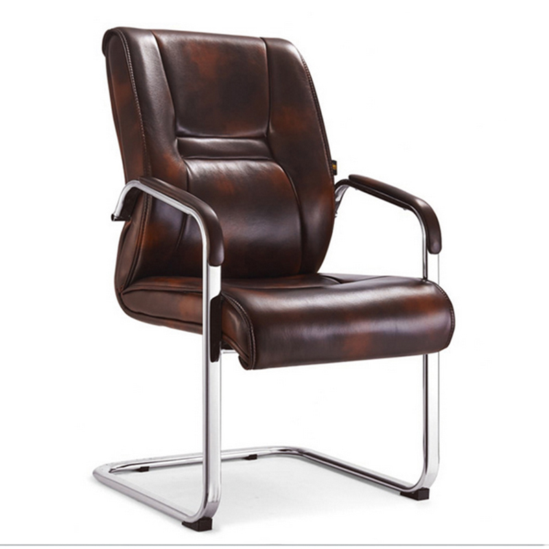 速发电脑椅办公椅时尚简约培训椅西皮弓形前职椅班员椅经济型会议