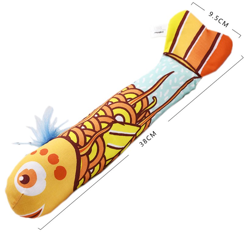 速发内猫猫薄荷猫玩具毛绒抱枕发声响纸猫用咪品创意逗置大猫陪睡