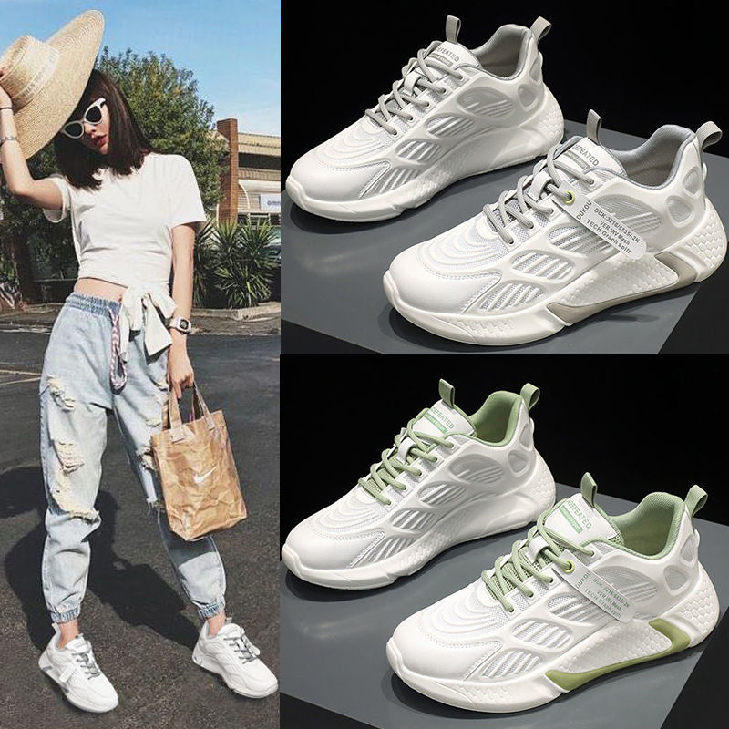 速发休便运动鞋2024春秋新款小白轻闲软底减震跑步鞋鞋潮鞋