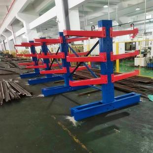 货架重型单面双管材托臂式 铝面型材悬架臂式 五金XJJ钢管功能多货