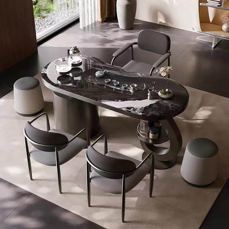 【热销9万+】天然轻奢微晶石茶桌椅组合阳台家用办公功夫泡茶台,住宅家具,家用茶台/茶桌,淘宝优惠券,粉丝福利购,淘宝优惠卷