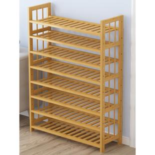 楠竹鞋 柜落地 架子简易经济型客厅宿舍门口家用实木多层收纳置物鞋