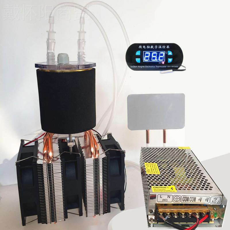 l冰liGWJy半导体机制冷器手机散热器快速制冷片手散热镇饮d料两用