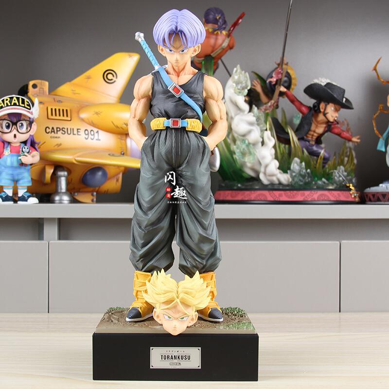 七龙珠 无限Z战士 雕像哥无限特兰克斯 双头雕手办动漫模型摆件