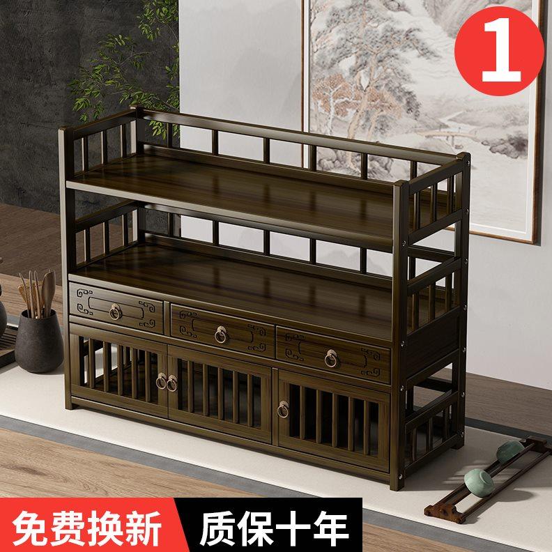 桌面博古架小型茶叶置物架多层收纳架紫砂壶摆放架台式架子展示柜