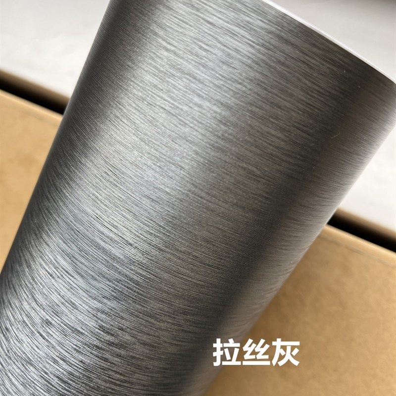 速发汽车内饰贴纸金属拉丝改色膜电镀膜 金属银拉丝膜金属内饰贴