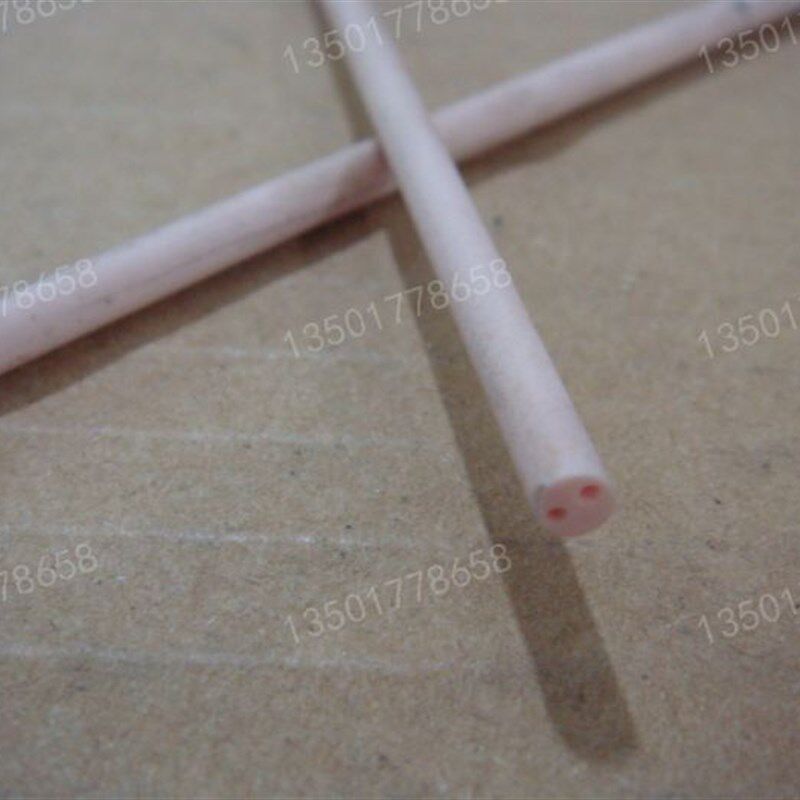 速发双孔刚玉管热电偶保护管双孔瓷管耐温管热电偶内芯4*100 200